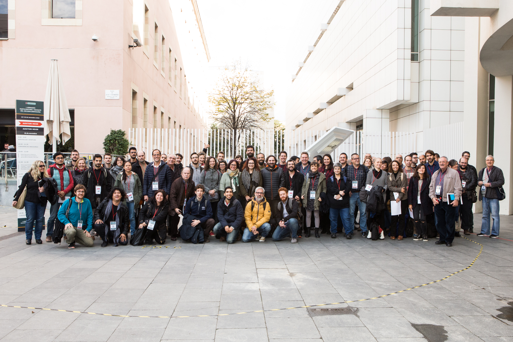 Fotografia de la comunitat Decidim a les jornades Metadecidim 2016